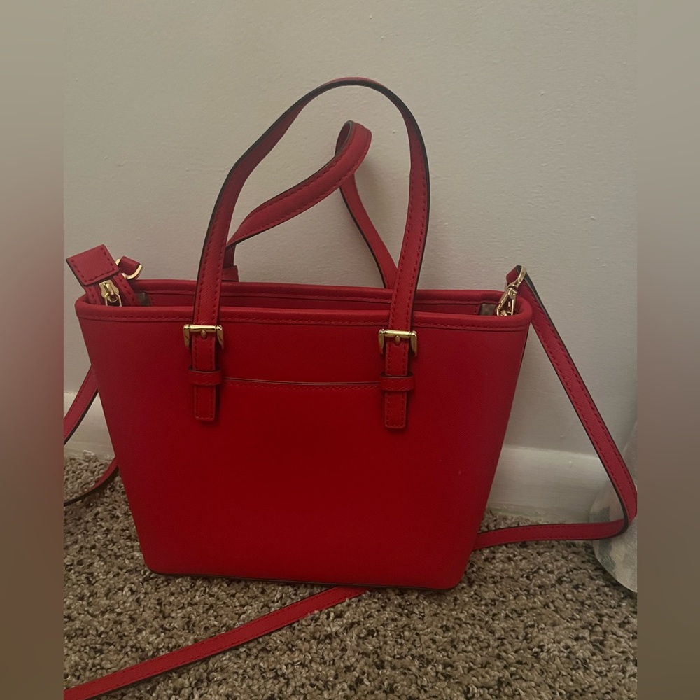 Michael Kors Red Crossbody Bag